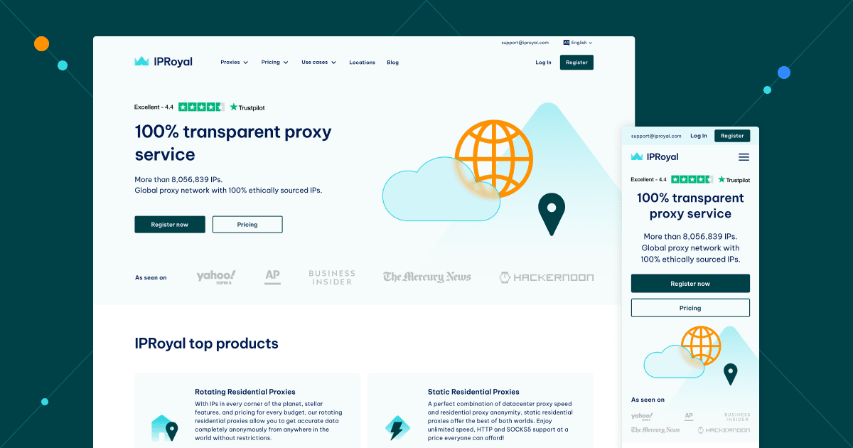 IPRoyal Rebranding - New Features