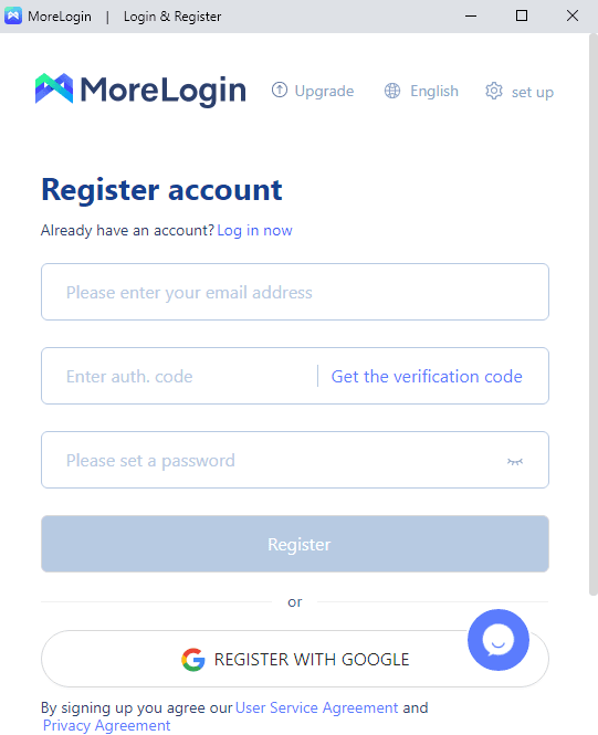 morelogin registration