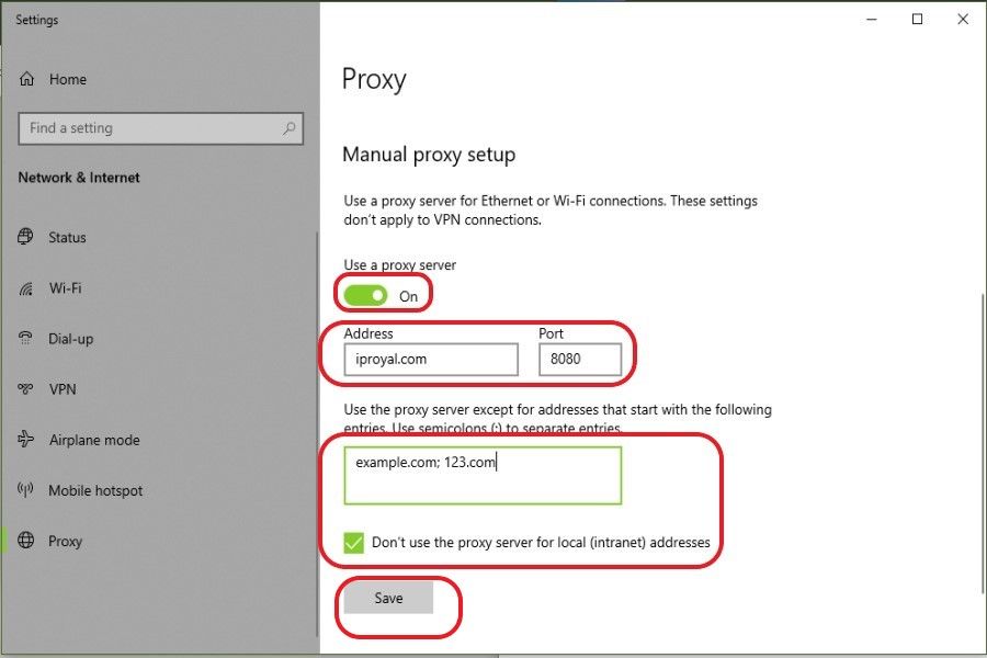 How to manually change your Proxy settings in Google Chrome