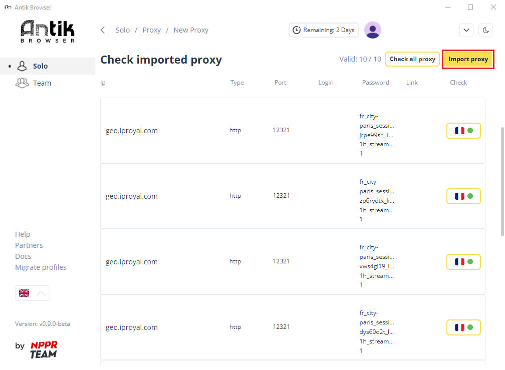 How to Set Up an Antik Browser Proxy With IPRoyal