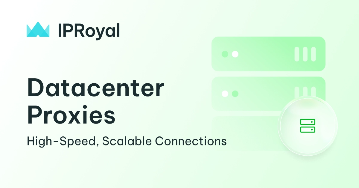 Buy Dedicated Datacenter Proxies (Unlimited Sessions) - $1.39/IP