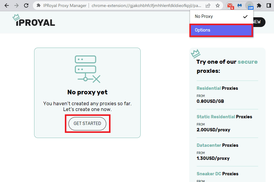 iproyal proxy manager creating profiles