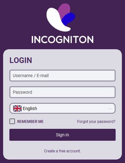 incogniton registration