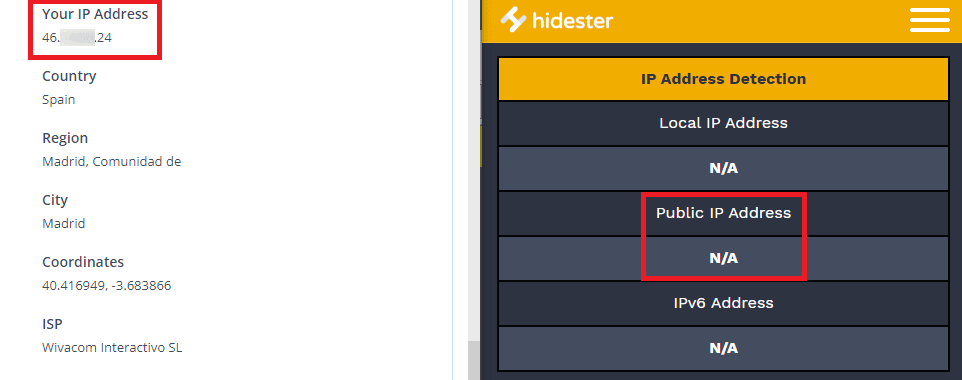 webrtc leak test with webrtc control installed